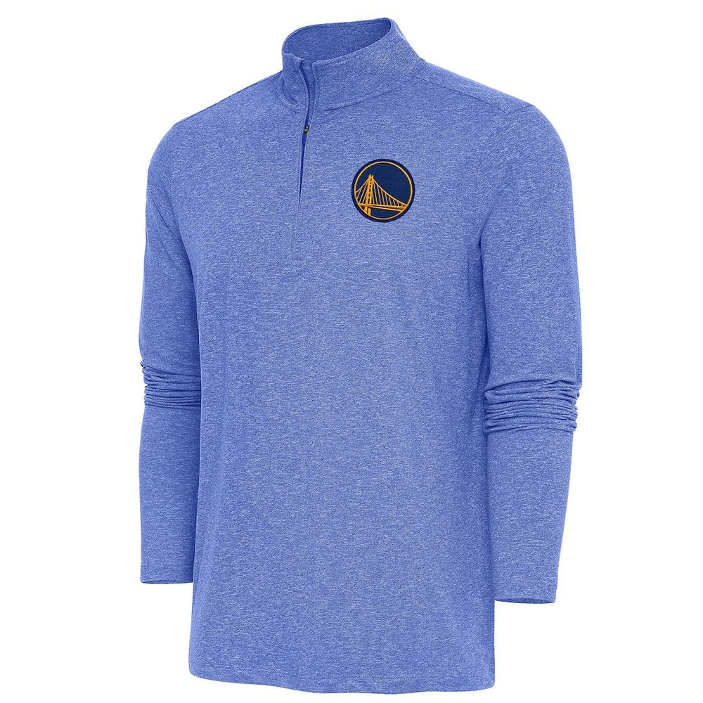 Golden State Warriors Antigua Hunk Quarter-Zip Pullover Top sale - Heather Royal shop