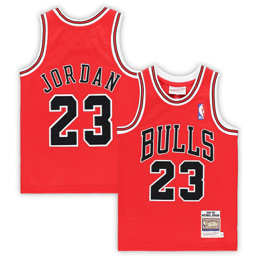 Michael Jordan Chicago Bulls Preschool 1997/98 Hardwood Classics Authentic Jersey sale - Red cheap