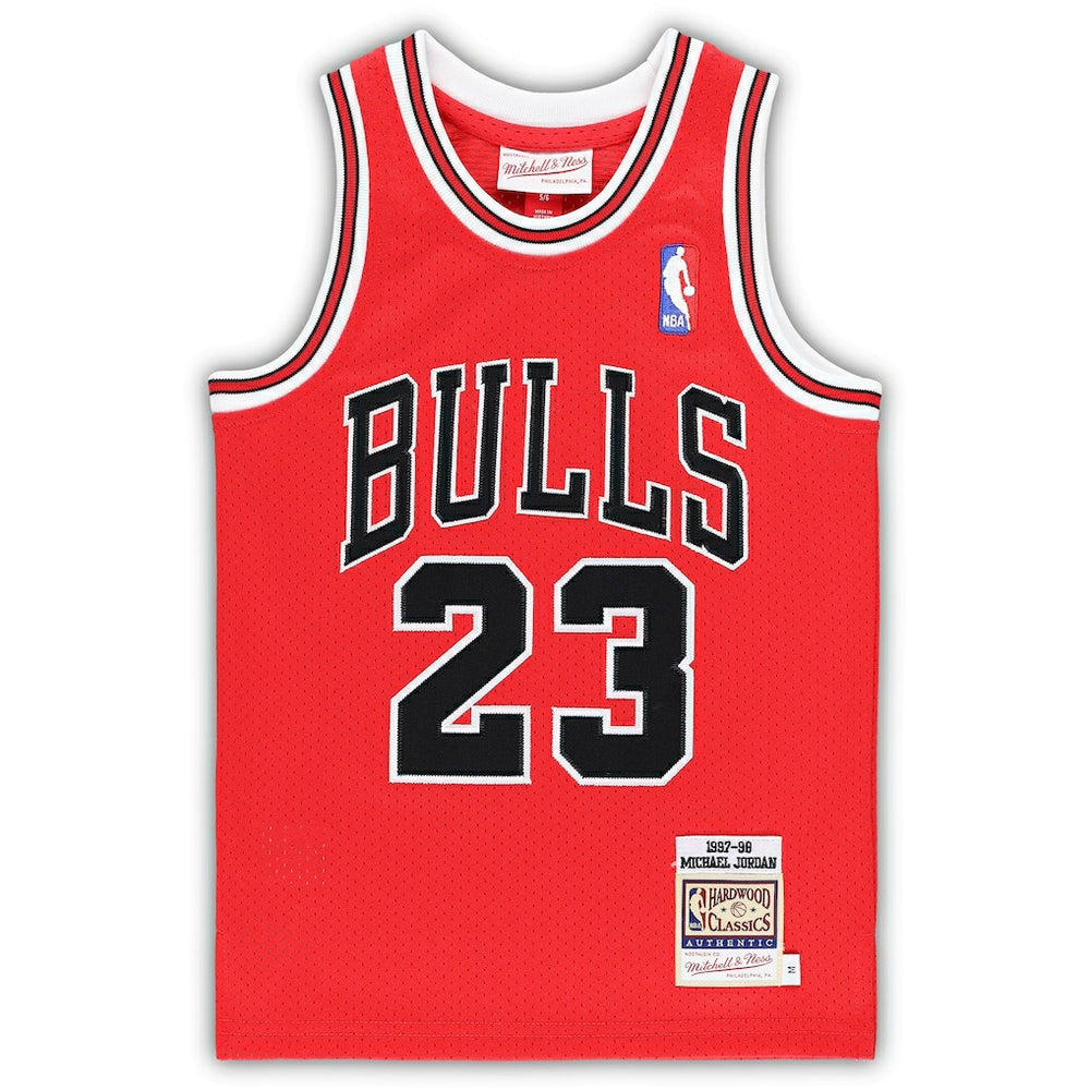 Michael Jordan Chicago Bulls Preschool 1997/98 Hardwood Classics Authentic Jersey sale - Red cheap
