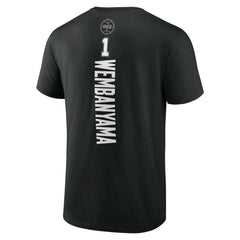Victor Wembanyama San Antonio Spurs Playmaker Name & Number T-Shirt - Black discount