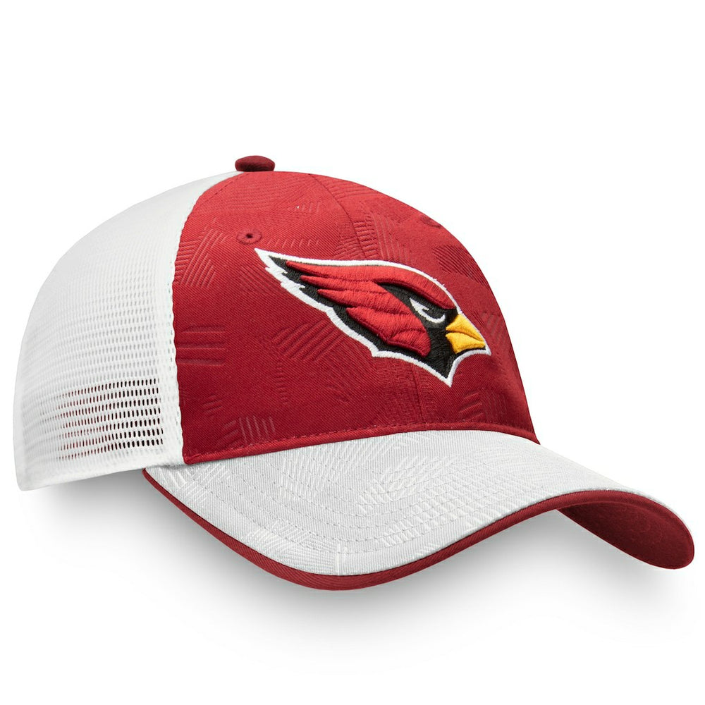 Arizona Cardinals Iconic Defender Trucker Adjustable Hat - Cardinal/White online