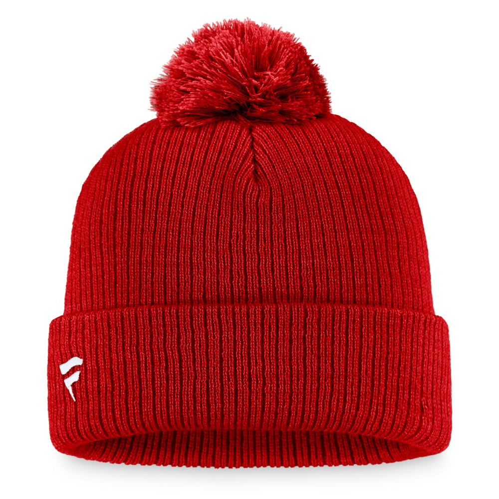 Tampa Bay Buccaneers Women's Cuffed Knit Hat with Pom - Red for sale