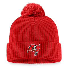 Tampa Bay Buccaneers Women's Logo Cuffed Knit Hat with Pom - Cardinal online
