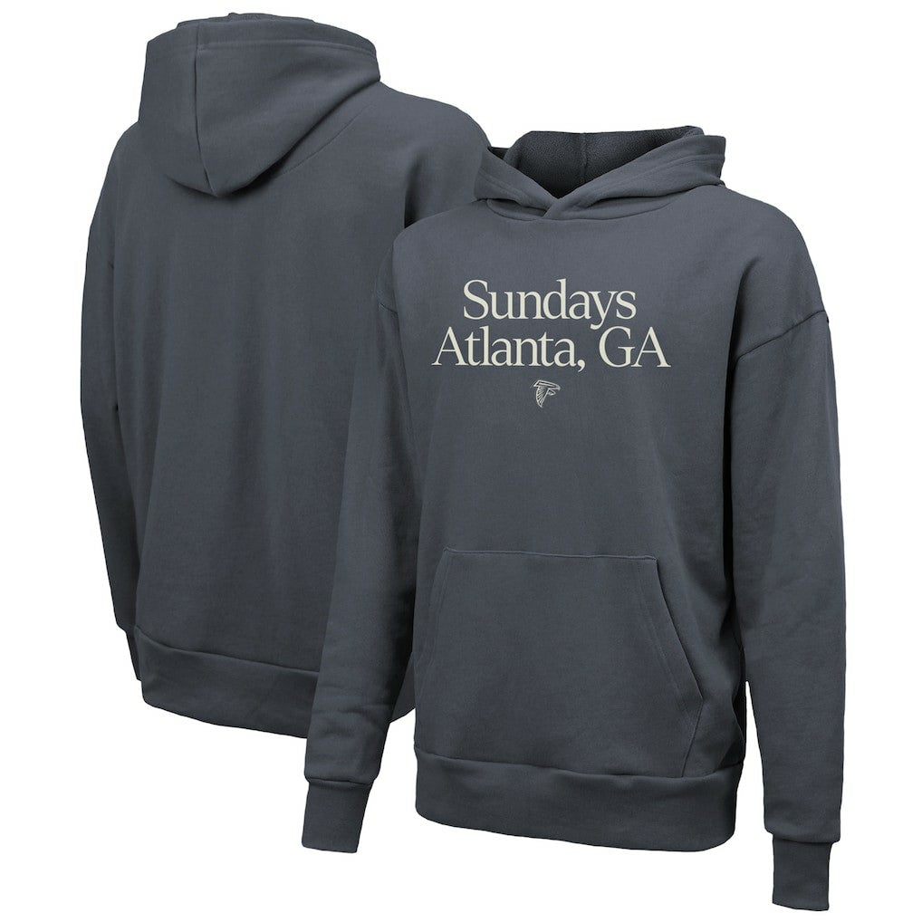 Atlanta Falcons Majestic Threads Unisex Sundays Pullover Hoodie - Gray outlet