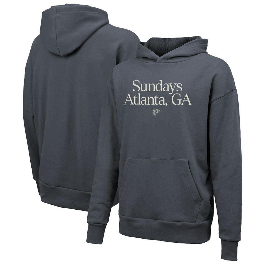 Atlanta Falcons Majestic Threads Unisex Sundays Pullover Hoodie - Gray outlet