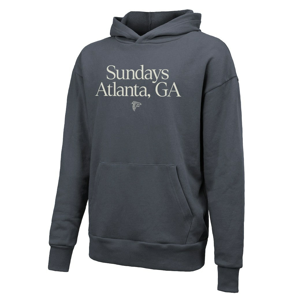Atlanta Falcons Majestic Threads Unisex Sundays Pullover Hoodie - Gray outlet