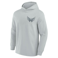 Washington Capitals Fanatics Elements Lightweight Tri-Blend Fleece Hoodie - Gray Hoodies
