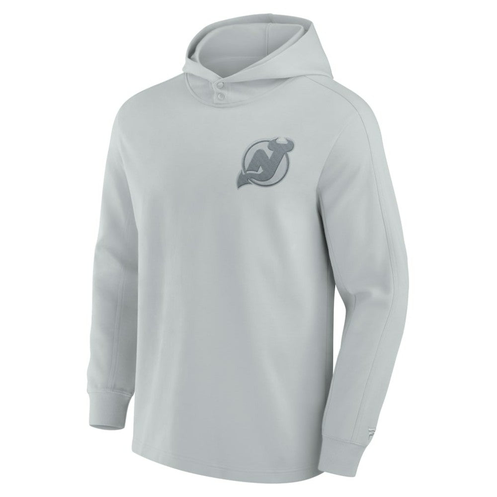 New Jersey Devils Fanatics Elements Lightweight Tri-Blend Fleece Hoodie - Gray Jerseys