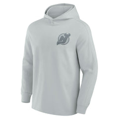 New Jersey Devils Fanatics Elements Lightweight Tri-Blend Fleece Hoodie - Gray Jerseys