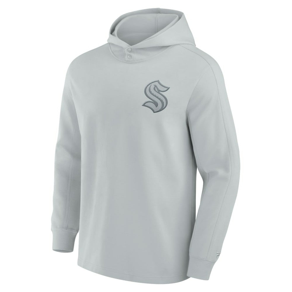 Seattle Kraken Fanatics Elements Lightweight Tri-Blend Fleece Hoodie - Gray Hoodies