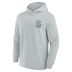 Seattle Kraken Fanatics Elements Lightweight Tri-Blend Fleece Hoodie - Gray Hoodies