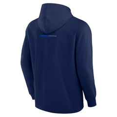 Tampa Bay Lightning Fanatics Elements Lightweight Tri-Blend Fleece Hoodie - Navy Hoodies