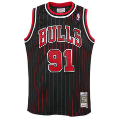 Dennis Rodman Chicago Bulls Youth 1995/96 Hardwood Classics Swingman Jersey sale - Black sale
