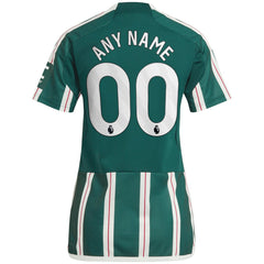 Manchester United Women's 2023/24 Away Replica Custom Jersey - Green discount