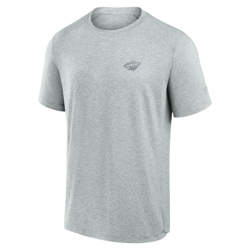 Minnesota Wild Fanatics Front Office Tech T-Shirt - Gray T-shirts
