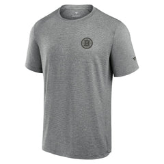Boston Bruins Fanatics Front Office Tech T-Shirt - Black T-shirts