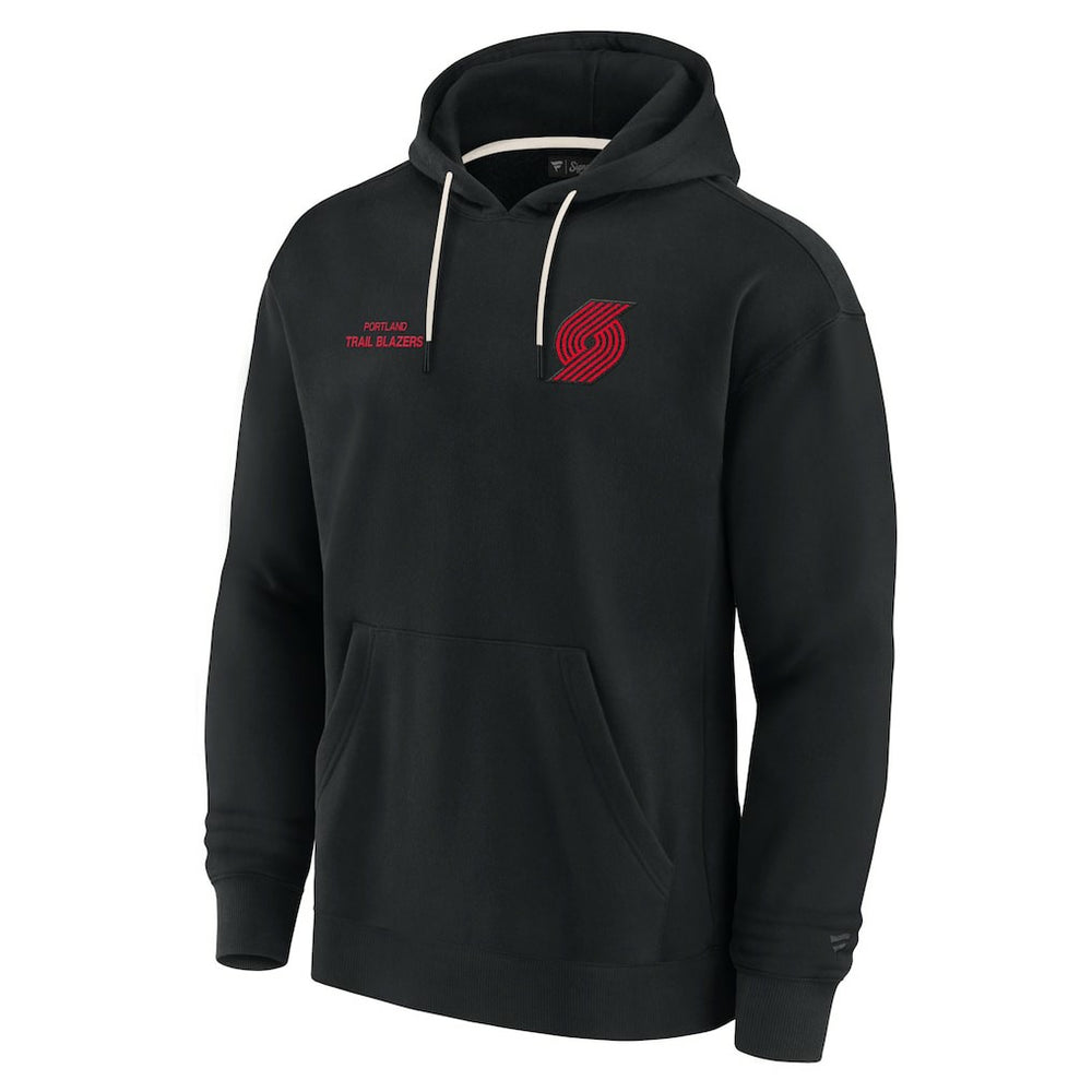 Portland Trail Blazers Unisex Elements Super Soft Fleece Pullover Hoodie sale - Black discount