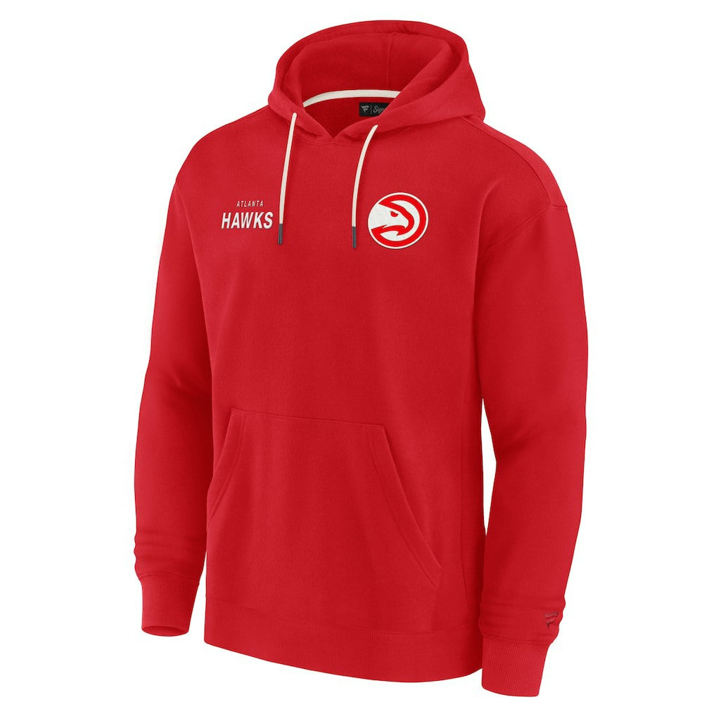 Atlanta Hawks Unisex Elements Super Soft Fleece Pullover Hoodie - Red online