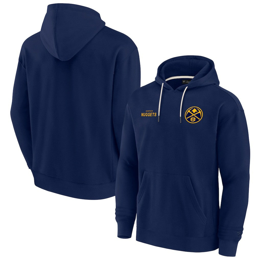 Denver Nuggets Unisex Elements Super Soft Fleece Pullover Hoodie sale - Navy on sale