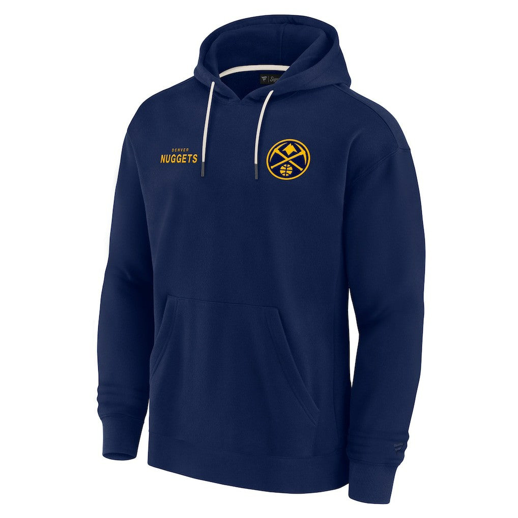 Denver Nuggets Unisex Elements Super Soft Fleece Pullover Hoodie sale - Navy on sale