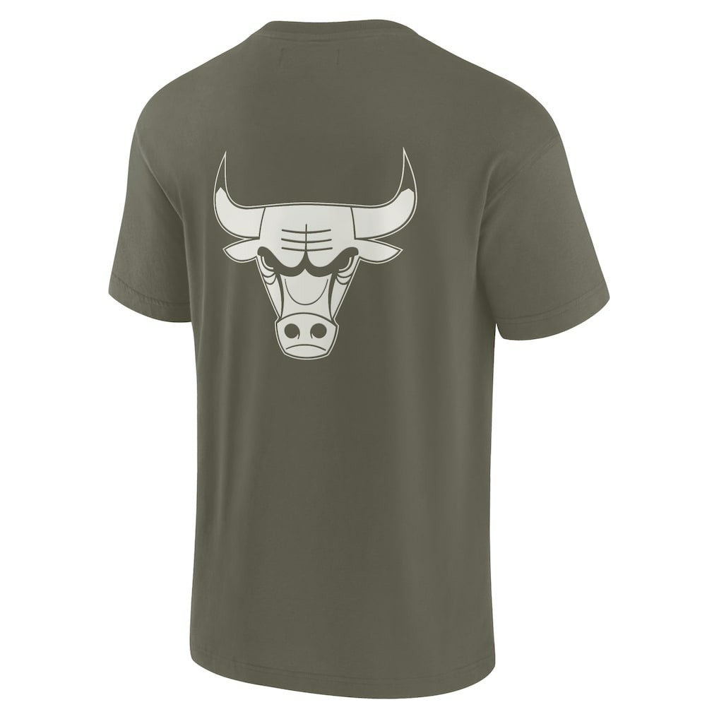 Chicago Bulls Unisex Elements Super Soft Short Sleeve T-Shirt sale - Olive for sale