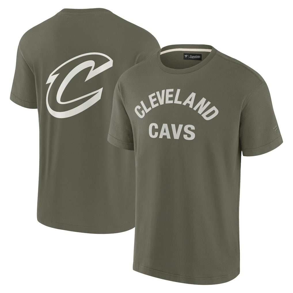 Cleveland Cavaliers Unisex Elements Super Soft Short Sleeve T-Shirt sale - Olive sale