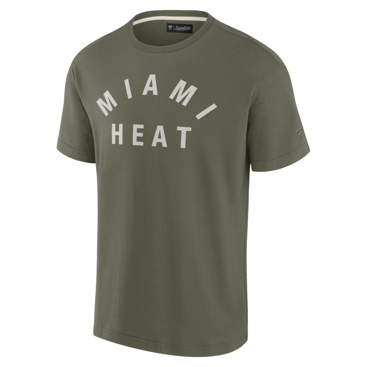 Miami Heat Unisex Elements Super Soft Short Sleeve T-Shirt - Olive for sale