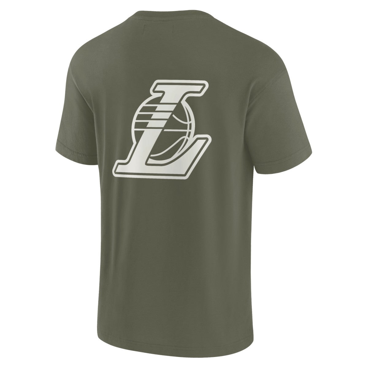 Los Angeles Lakers Unisex Elements Super Soft Short Sleeve T-Shirt - Olive discount