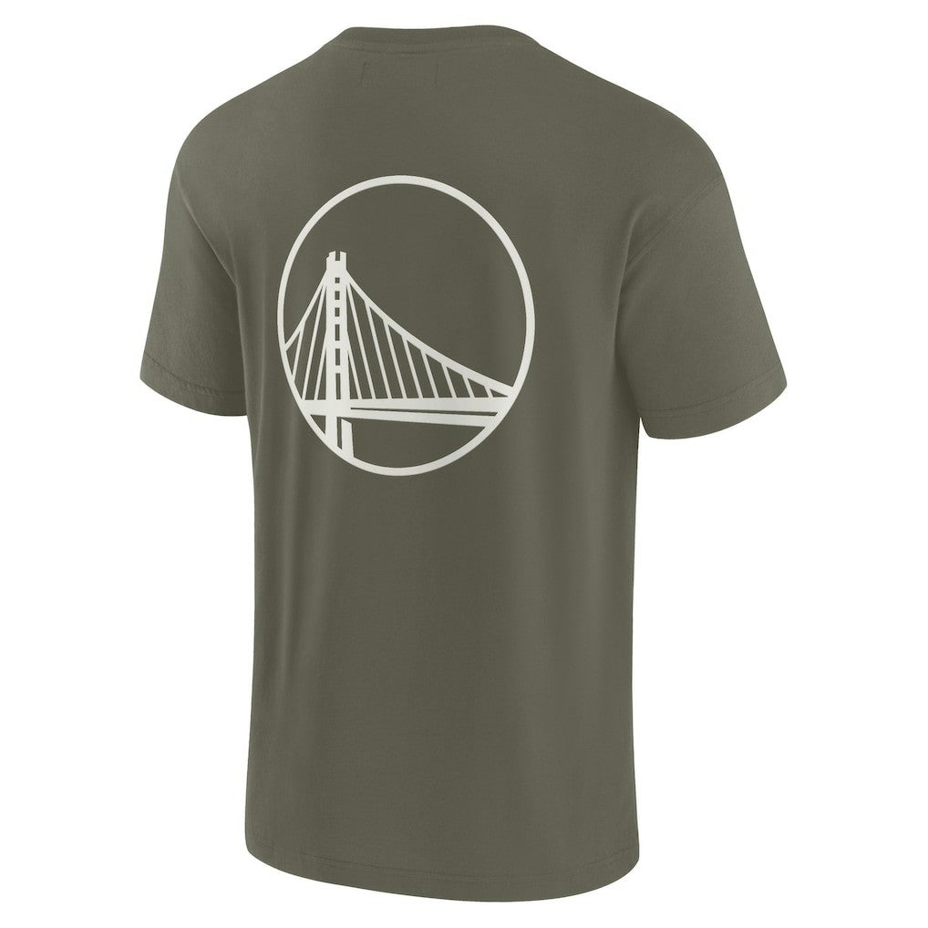 Golden State Warriors Unisex Elements Super Soft Short Sleeve T-Shirt sale - Olive on sale