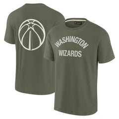 Washington Wizards Unisex Elements Super Soft Short Sleeve T-Shirt - Olive discount
