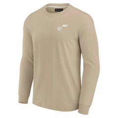 Utah Jazz Unisex Elements Super Soft Long Sleeve T-Shirt - Khaki outlet