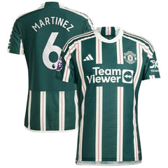 Lisandro Martínez Manchester United 2023/24 Away Player Jersey - Green for sale