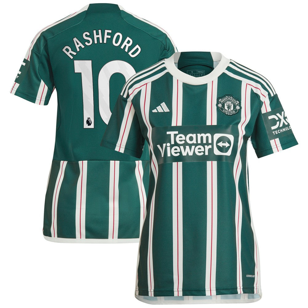 Marcus Rashford Manchester United Women's 2023/24 Away Replica Player Jersey - Green on sale