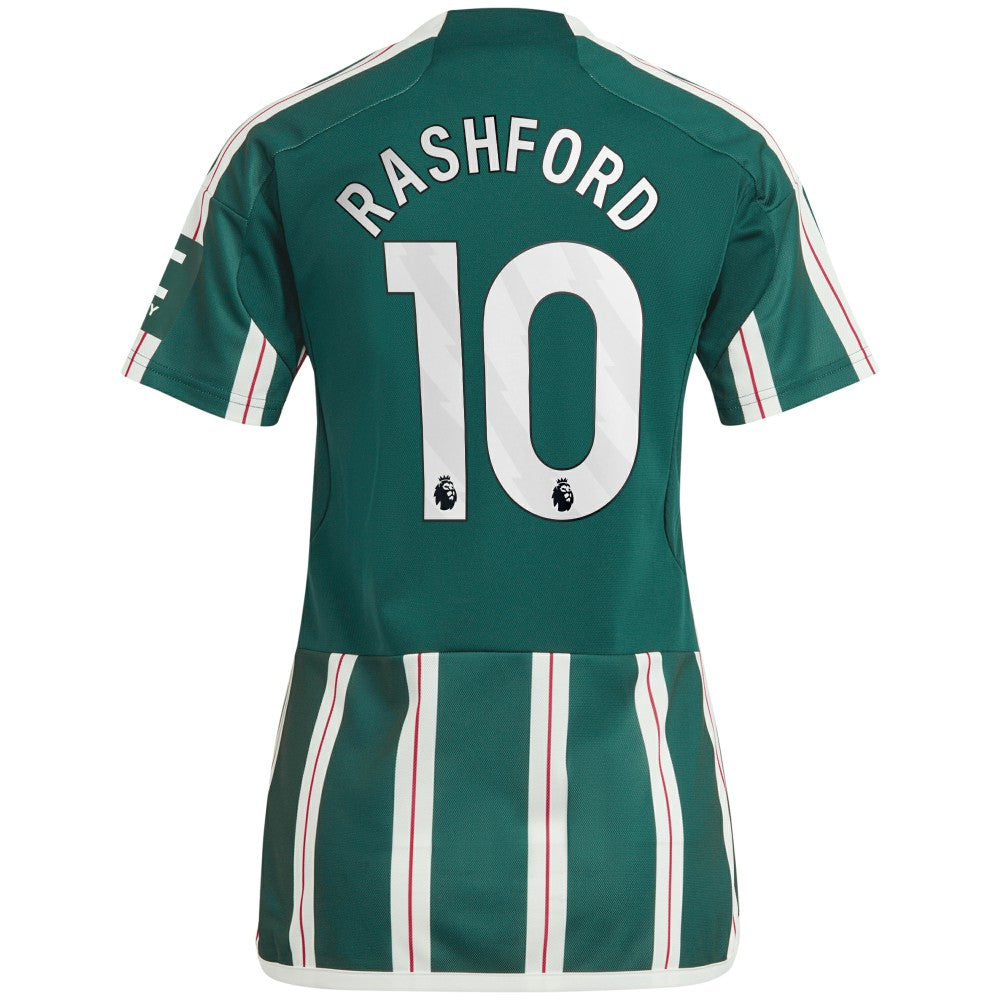 Marcus Rashford Manchester United Women's 2023/24 Away Replica Player Jersey - Green on sale