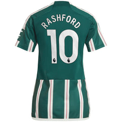 Marcus Rashford Manchester United Women's 2023/24 Away Replica Player Jersey - Green on sale
