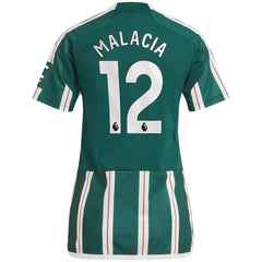 Tyrell Malacia Manchester United Women's 2023/24 Away Replica Player Jersey - Green discount