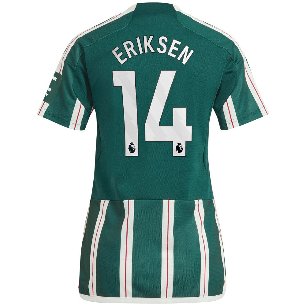 Christian Eriksen Manchester United Women's 2023/24 Away Replica Player Jersey - Green discount