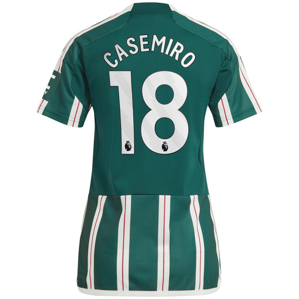 Casemiro Manchester United Women's 2023/24 Away Replica Player Jersey - Green for sale