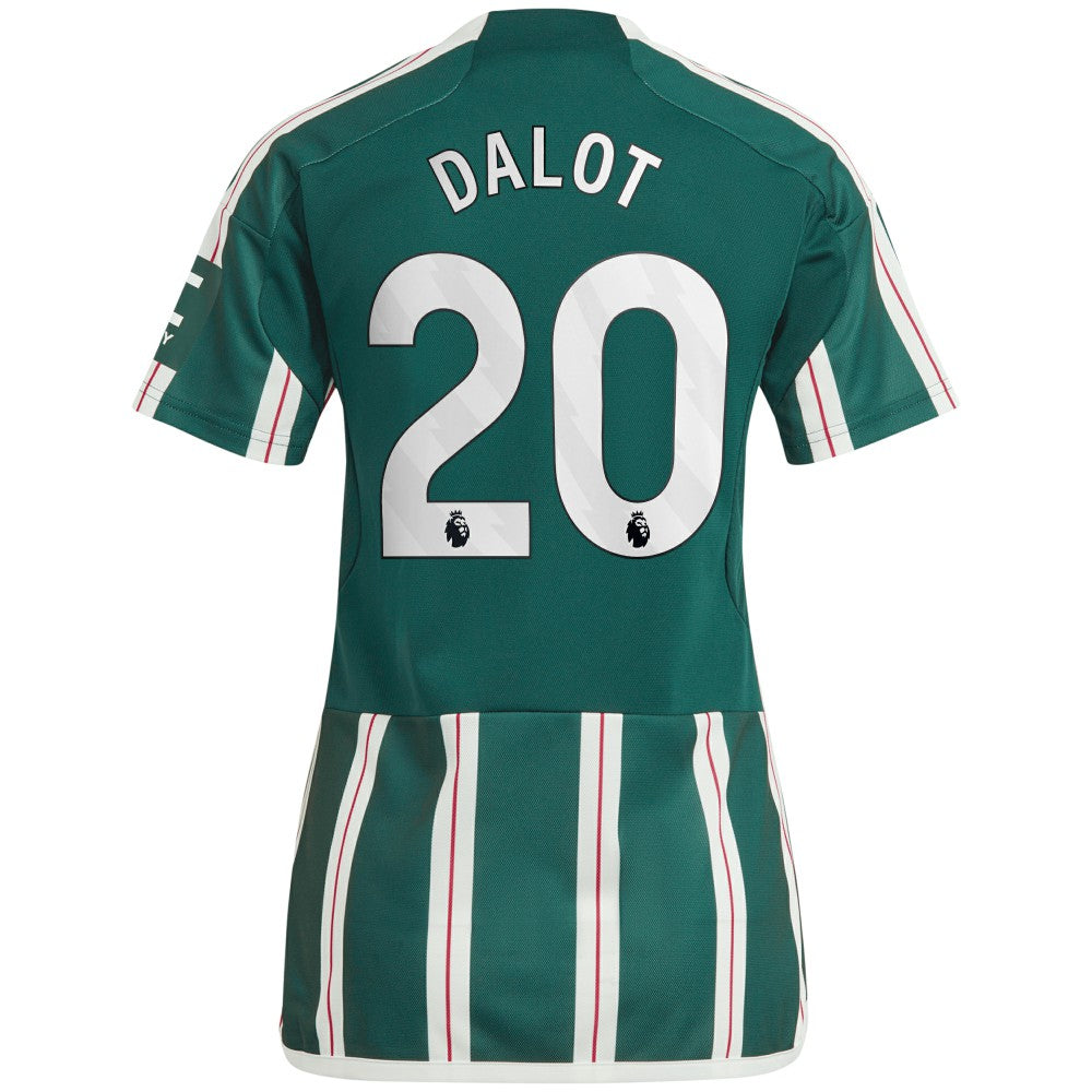 Diogo Dalot Manchester United Women's 2023/24 Away Replica Player Jersey - Green online