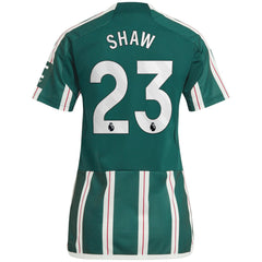Luke Shaw Manchester United Women's 2023/24 Away Replica Player Jersey - Green sale