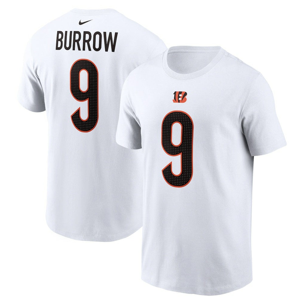 Joe Burrow Cincinnati Bengals Player Name & Number T-Shirt - White cheap