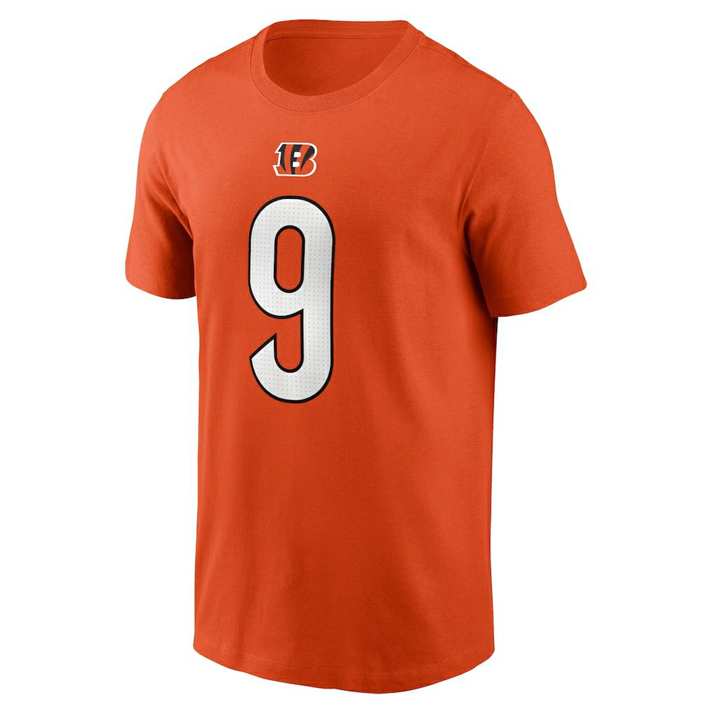 Joe Burrow Cincinnati Bengals Player Name & Number T-Shirt - Orange online