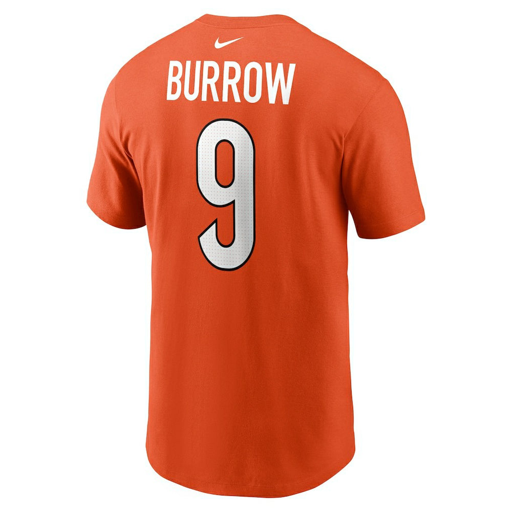 Joe Burrow Cincinnati Bengals Player Name & Number T-Shirt - Orange online