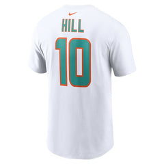 Tyreek Hill Miami Dolphins Player Name & Number T-Shirt - White online