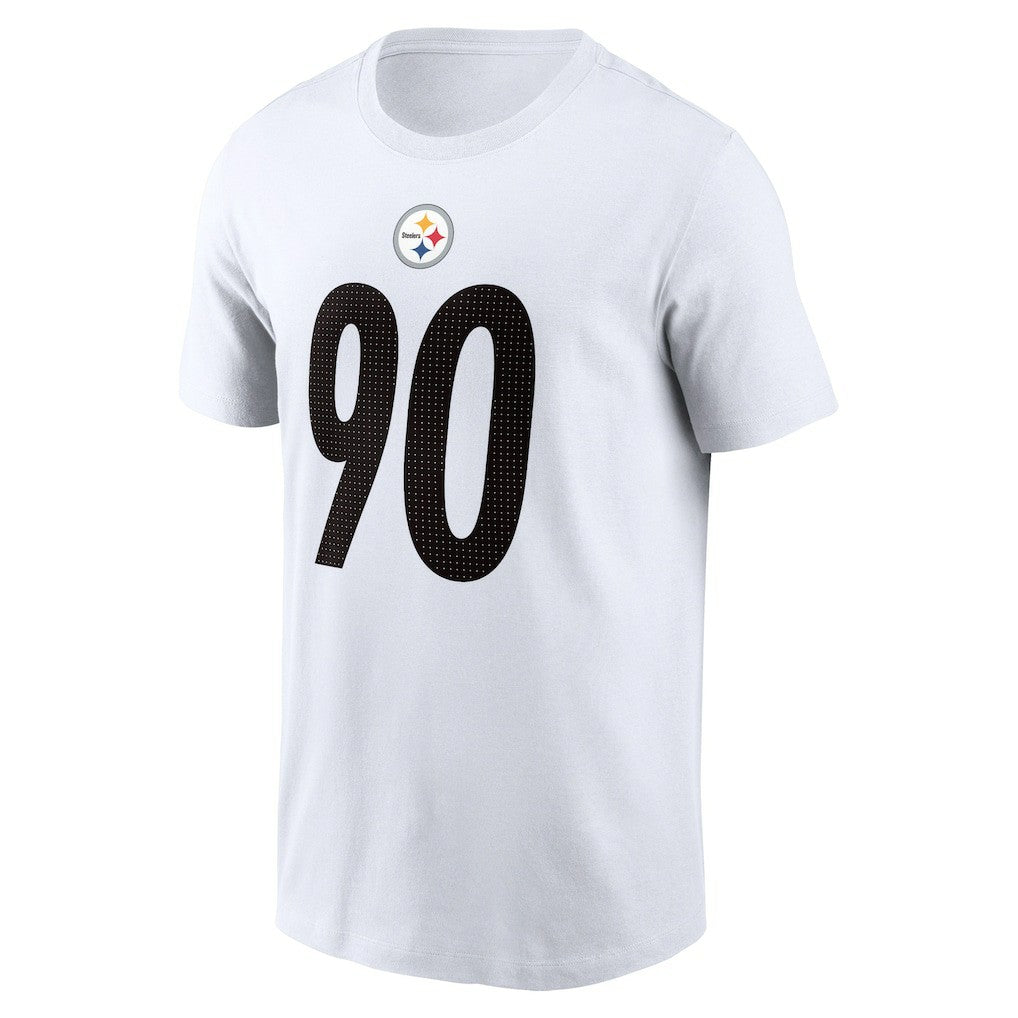 T.J. Watt Pittsburgh Steelers Player Name & Number T-Shirt - White discount