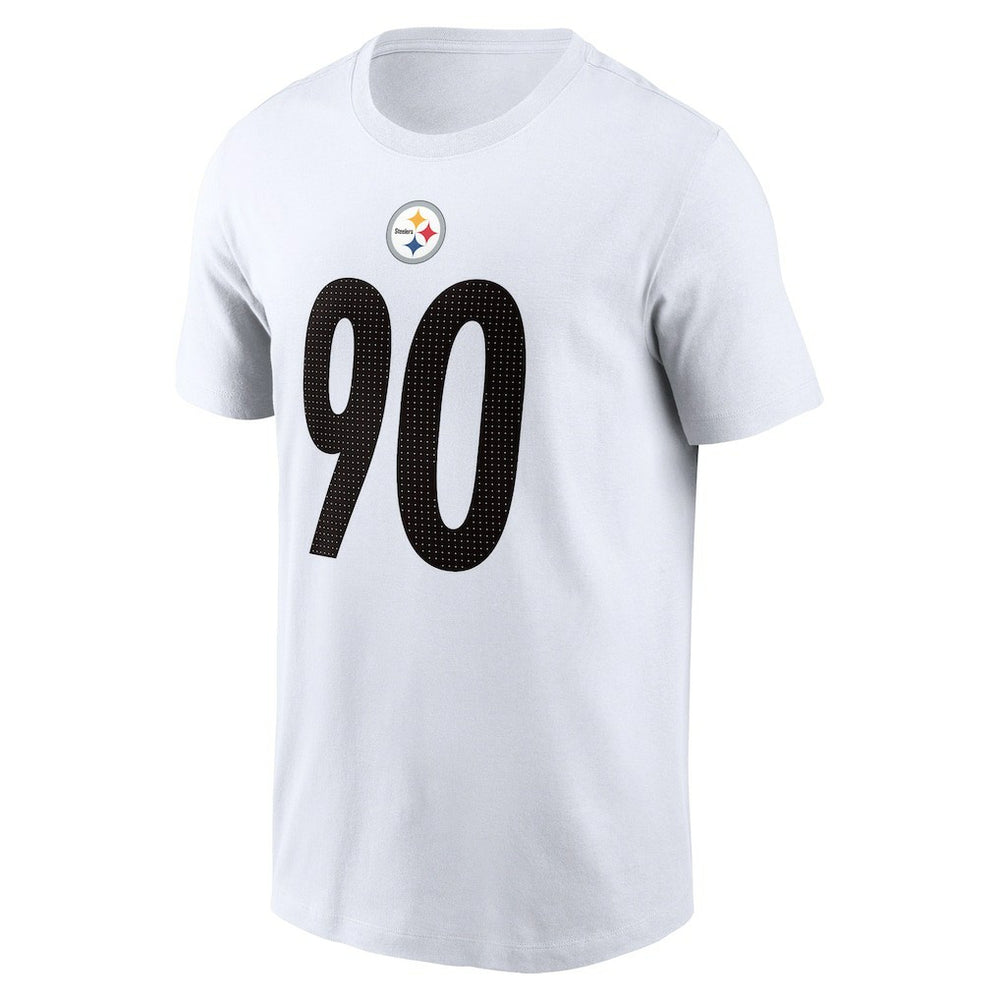 T.J. Watt Pittsburgh Steelers Player Name & Number T-Shirt - White discount