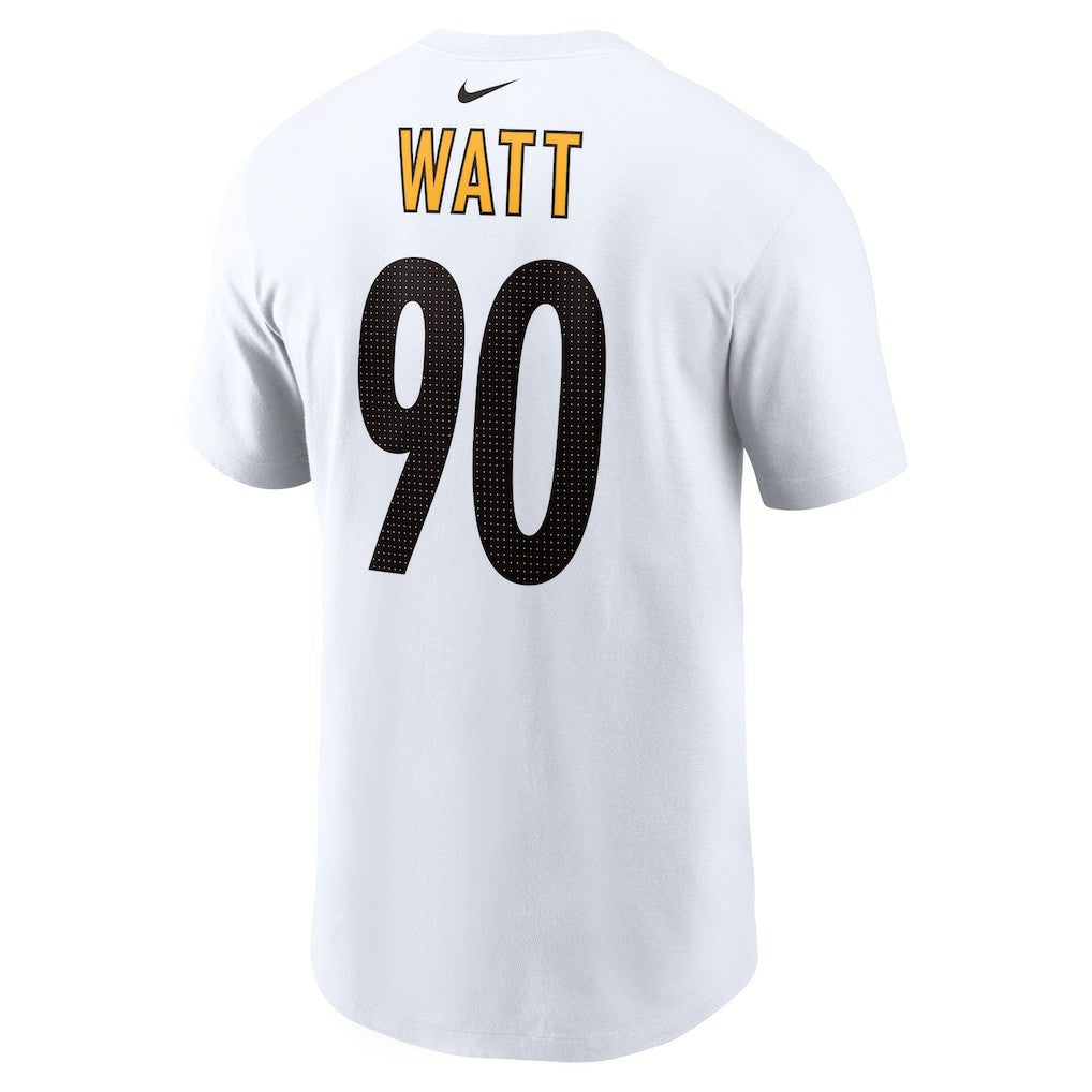 T.J. Watt Pittsburgh Steelers Player Name & Number T-Shirt - White discount