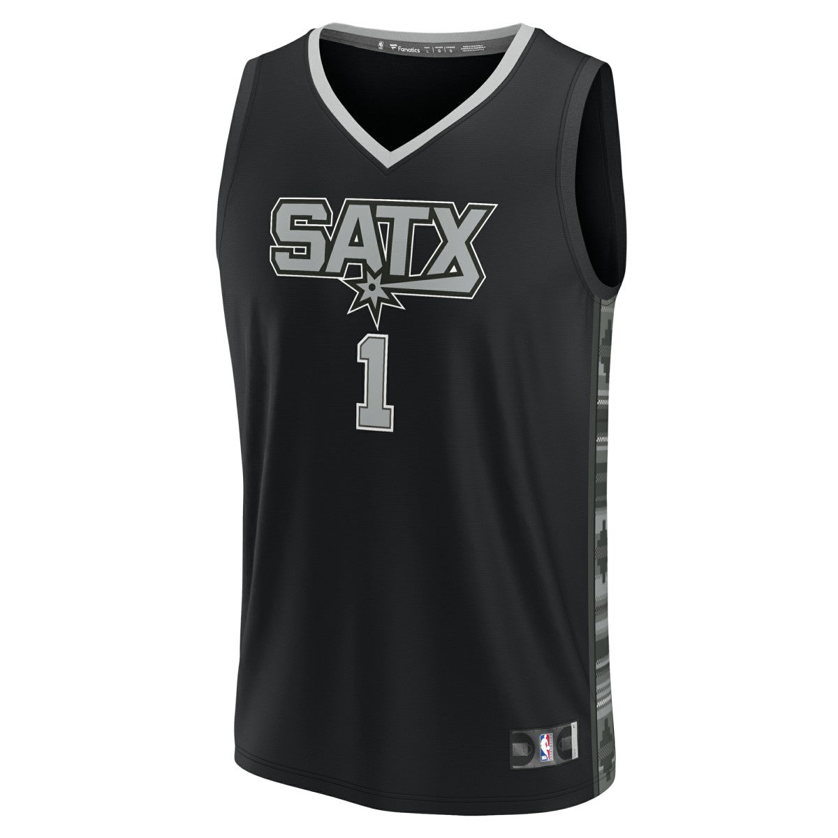 Victor Wembanyama San Antonio Spurs Youth Fast Break Player Jersey - Statement Edition - Black sale