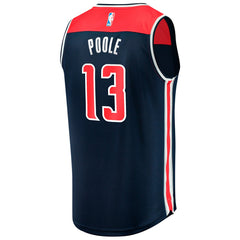Jordan Poole Washington Wizards Fast Break Player Jersey - Statement Edition - Navy online