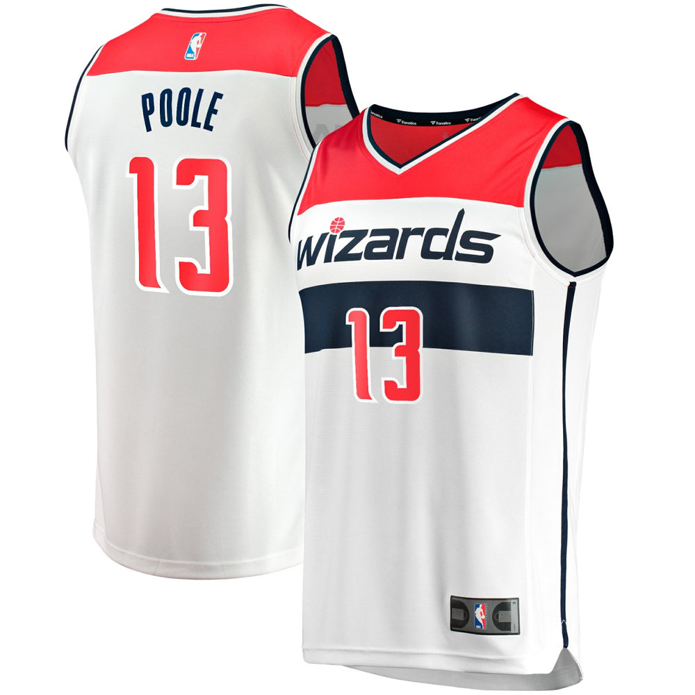Jordan Poole Washington Wizards Youth Fast Break Player Jersey - Association Edition - White on sale